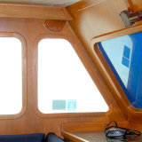 New interior panel and trim on “Can Do” motor yacht