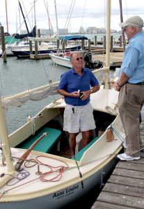 Davis Hammond on board in Sarasota